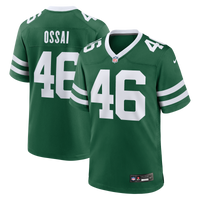 New York Jets Joseph Ossai Nike Legacy Green Team Game Jersey