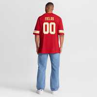 Kansas City Chiefs Justin Fields Nike Red Game Jersey