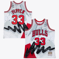 Chicago Bulls Mitchell & Ness Scottie Pippen 1997 Hyper Hoops Swingman Jersey - White
