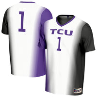 #1 TCU Horned Frogs GameDay Greats Lightweight Soccer Fashion Jersey - White