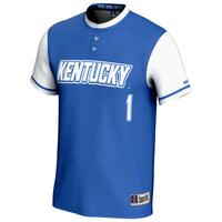 #1 Kentucky Wildcats GameDay Greats Lightweight Softball Fashion Jersey - Royal/White