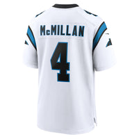 Carolina Panthers Tetairoa McMillan Nike White Game Jersey