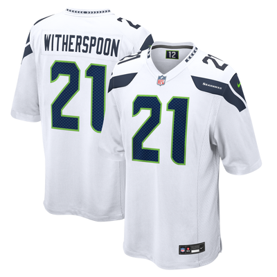 Seattle Seahawks Devon Witherspoon Nike White Game Jersey