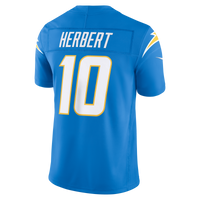 Los Angeles Chargers Justin Herbert Nike Powder Blue Team Vapor F.U.S.E. Stitched Limited Jersey