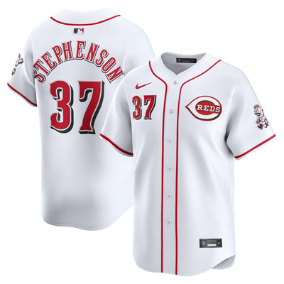 Cincinnati Reds Tyler Stephenson Nike White Home Limited Player Jersey