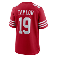 San Francisco 49ers Trent Taylor Nike Scarlet Team Game Jersey
