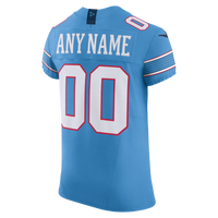Tennessee Titans Nike Light Blue Vapor F.U.S.E. Elite Custom Jersey