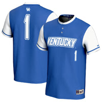 #1 Kentucky Wildcats GameDay Greats Lightweight Softball Fashion Jersey - Royal/White