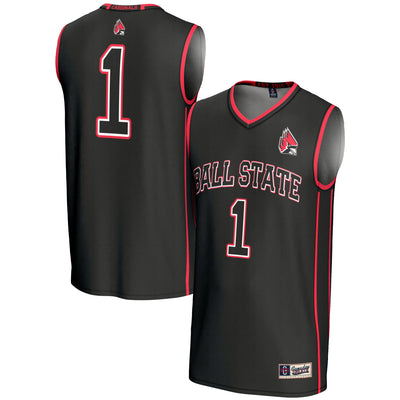 #70 Ball State Cardinals GameDay Greats Lightweight Basketball Jersey - Black