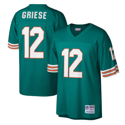 Miami Dolphins Bob Griese Mitchell & Ness Aqua Legacy Replica Jersey