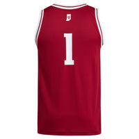 adidas #1 Crimson Indiana Hoosiers Replica Swingman Jersey
