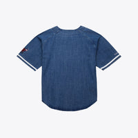 Chicago Bulls Mitchell & Ness Summer Breeze Baseball Jersey - Blue -