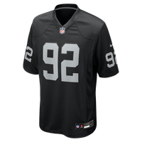 Las Vegas Raiders Richard Seymour Nike Black Retired Player Game Jersey