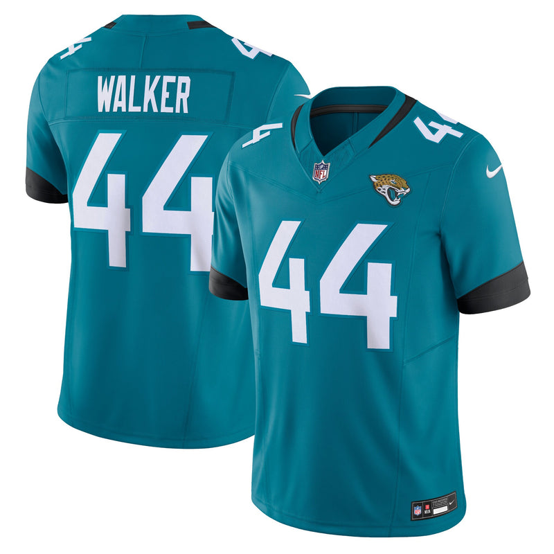 Jacksonville Jaguars Travon Walker Nike Teal Vapor F.U.S.E. Limited Jersey