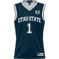 #1 Utah State Aggies GameDay Greats Lightweight Basketball Jersey - Navy