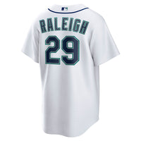 Seattle Mariners Cal Raleigh Nike White Home Replica Player Jersey