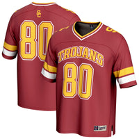 #80 USC Trojans GameDay Greats Lightweight Collegiate Football Fashion Jersey - Cardinal