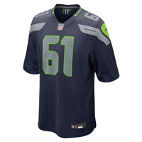 Seattle Seahawks Jalen Sundell Nike College Navy Game Jersey