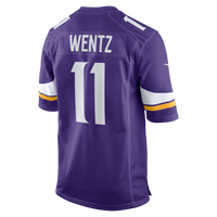 Minnesota Vikings Carson Wentz Nike Purple Team Game Jersey