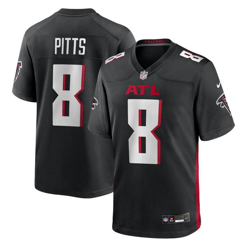Atlanta Falcons Kyle Pitts Nike Black Game Jersey