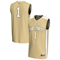#1 Wake Forest Demon Deacons GameDay Greats Lightweight Collegiate Basketball Fashion Jersey - Gold