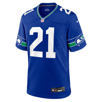 Seattle Seahawks Devon Witherspoon Nike Royal Throwback Player Game Jersey