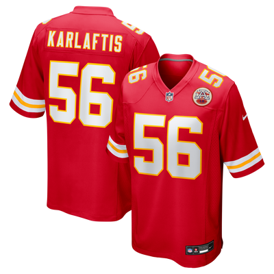 Kansas City Chiefs George Karlaftis Nike Red Player Game Jersey