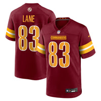 Washington Commanders Jaylin Lane Nike Burgundy Team Game Jersey
