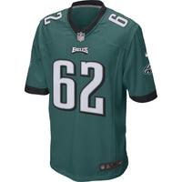 Philadelphia Eagles Jason Kelce Nike Midnight Green Game Jersey