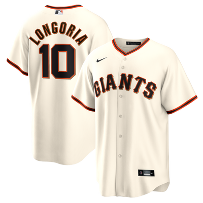 San Francisco Giants Evan Longoria Nike Cream Home Retired Player Replica Jersey