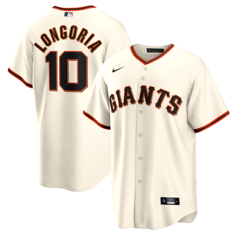 San Francisco Giants Evan Longoria Nike Cream Home Retired Player Replica Jersey