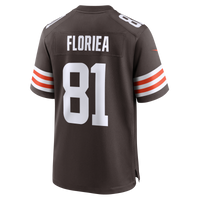 Cleveland Browns Luke Floriea Nike Brown Team Game Jersey