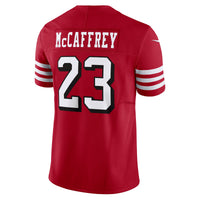 San Francisco 49ers Christian McCaffrey Nike Scarlet Vapor F.U.S.E. Limited Jersey