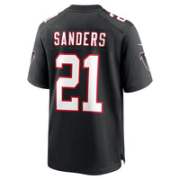 Atlanta Falcons Deion Sanders Nike Black Retired Player Alternate Game Jersey