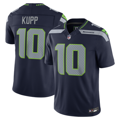 Seattle Seahawks Cooper Kupp Nike College Navy Team Vapor F.U.S.E. Stitched Limited Jersey