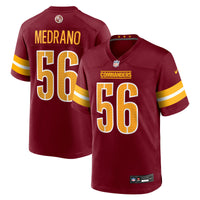 Washington Commanders Kain Medrano Nike Burgundy Team Game Jersey