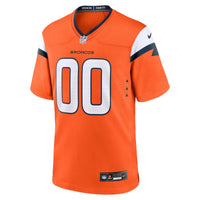 Denver Broncos Nike Orange Team Custom Game Jersey