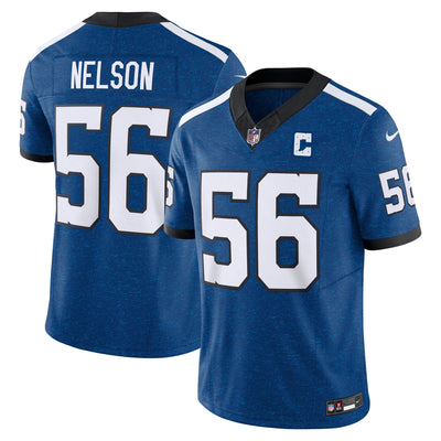 Indianapolis Colts Quenton Nelson Nike Blue Vapor F.U.S.E. Limited Jersey