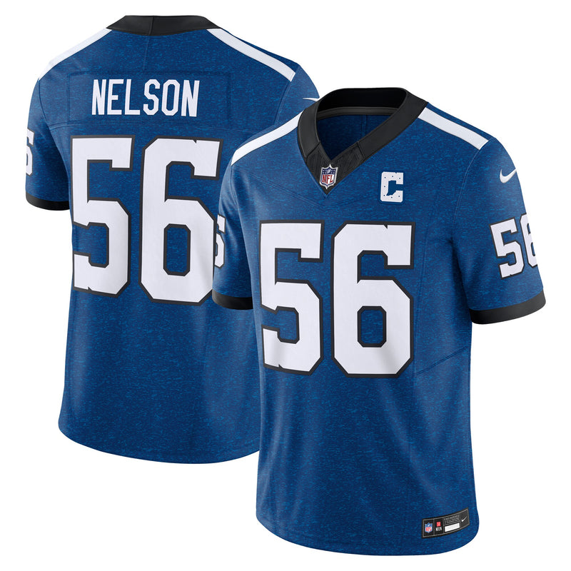 Indianapolis Colts Quenton Nelson Nike Blue Vapor F.U.S.E. Limited Jersey