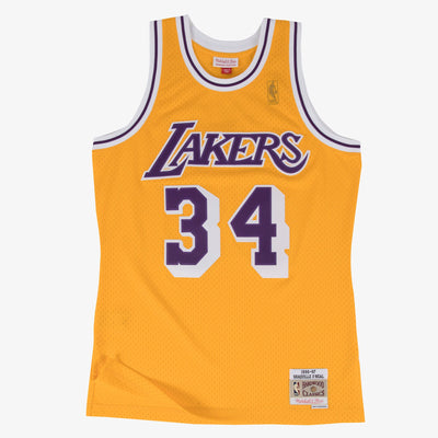 Los Angeles Lakers Mitchell & Ness Swingman Jersey Shaquille O'Neal 1996