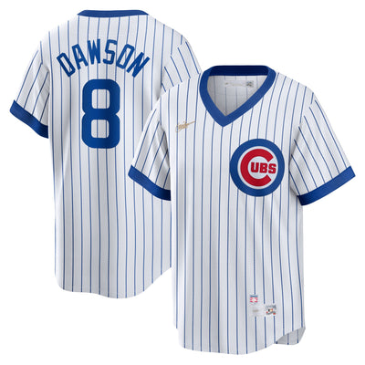 Chicago Cubs Andre Dawson Nike White Home Cooperstown Collection Player Jersey