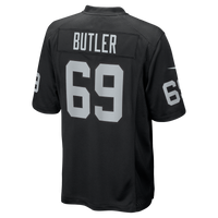 Las Vegas Raiders Adam Butler Nike Black Team Game Jersey