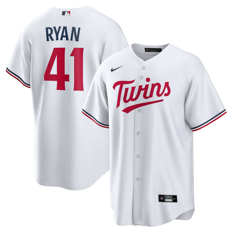 Minnesota Twins Joe Ryan Nike White Home Replica Player Jersey