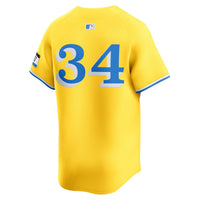 Boston Red Sox David Ortiz Nike Gold City Connect Retired Player Jersey