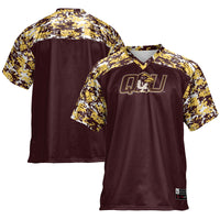 Quincy Hawks GameDay Greats Football Jersey - Brown