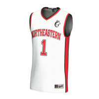 #1 Northeastern Huskies GameDay Greats Lightweight Collegiate Basketball Fashion Jersey - White