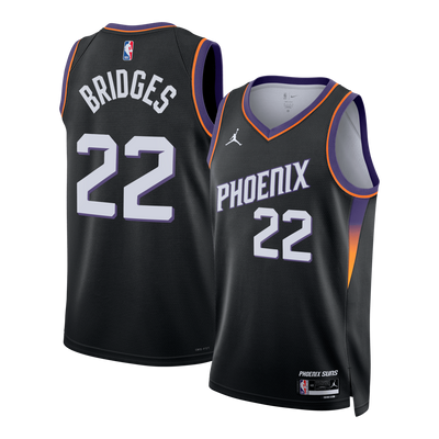 Phoenix Suns Jordan Brand Statement Edition Jersey - Black - Miles Bridges