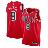 Chicago Bulls Nike Icon Edition Swingman Jersey - Red - Nikola Vučević