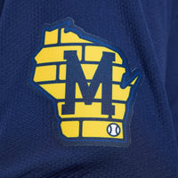 Milwaukee Brewers Christian Yelich Nike Navy Alternate Limited Jersey