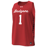 #1 Wisconsin Badgers Under Armour Special Game Replica Basketball Jersey - Red
